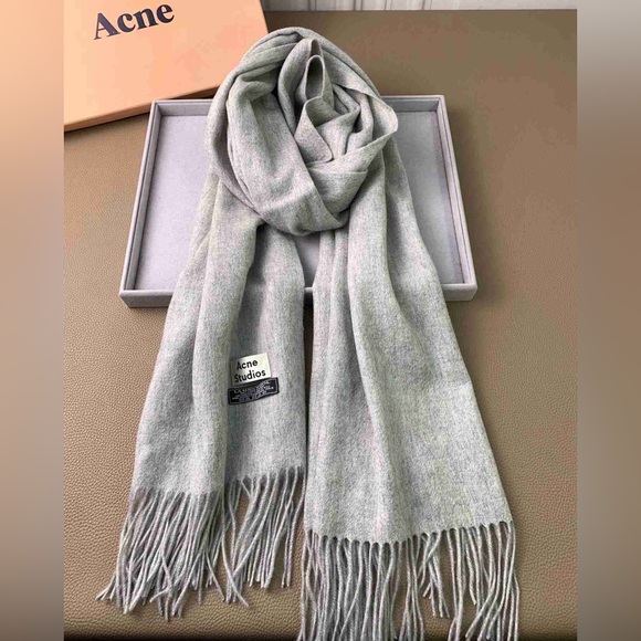 Acne Studios Accessories - Acne Gray Scarf